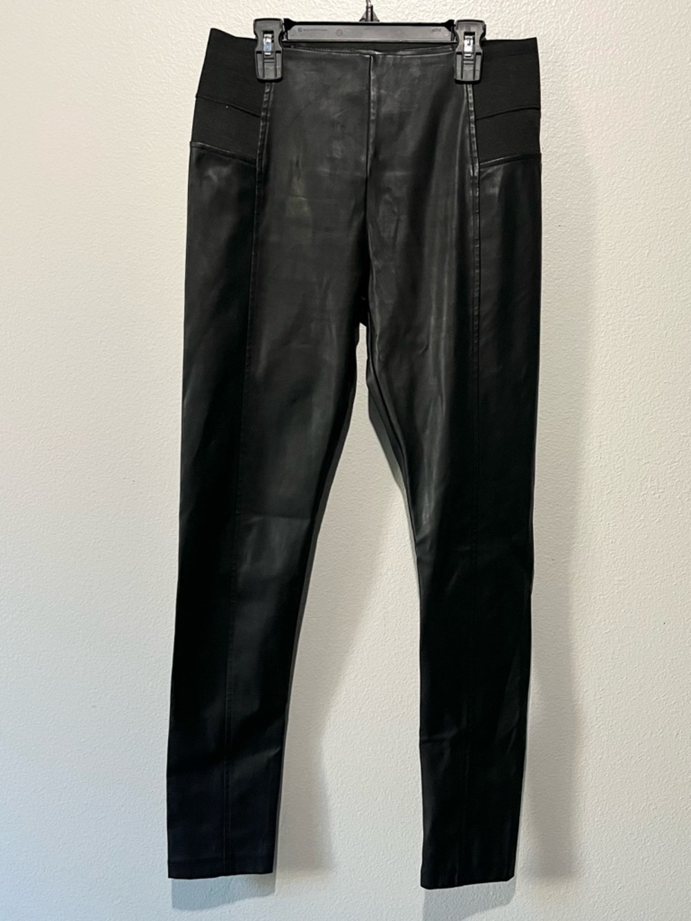 GLAMOROUS Black Skinny Faux Leather Jeggings Size M